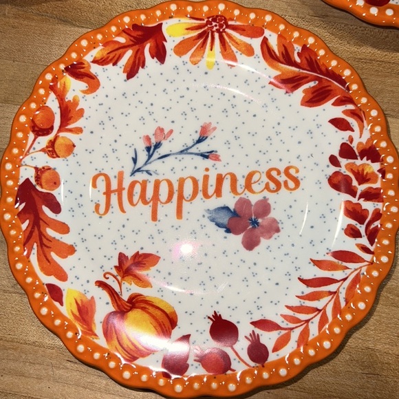The Pioneer Woman Other - The Pioneer Woman Woodland Whimsy “Happiness” Appetizer Plate